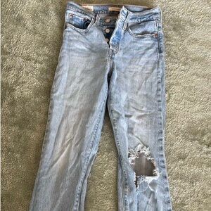 Signature by Levi Strauss Light Blue Straight Leg Jeans